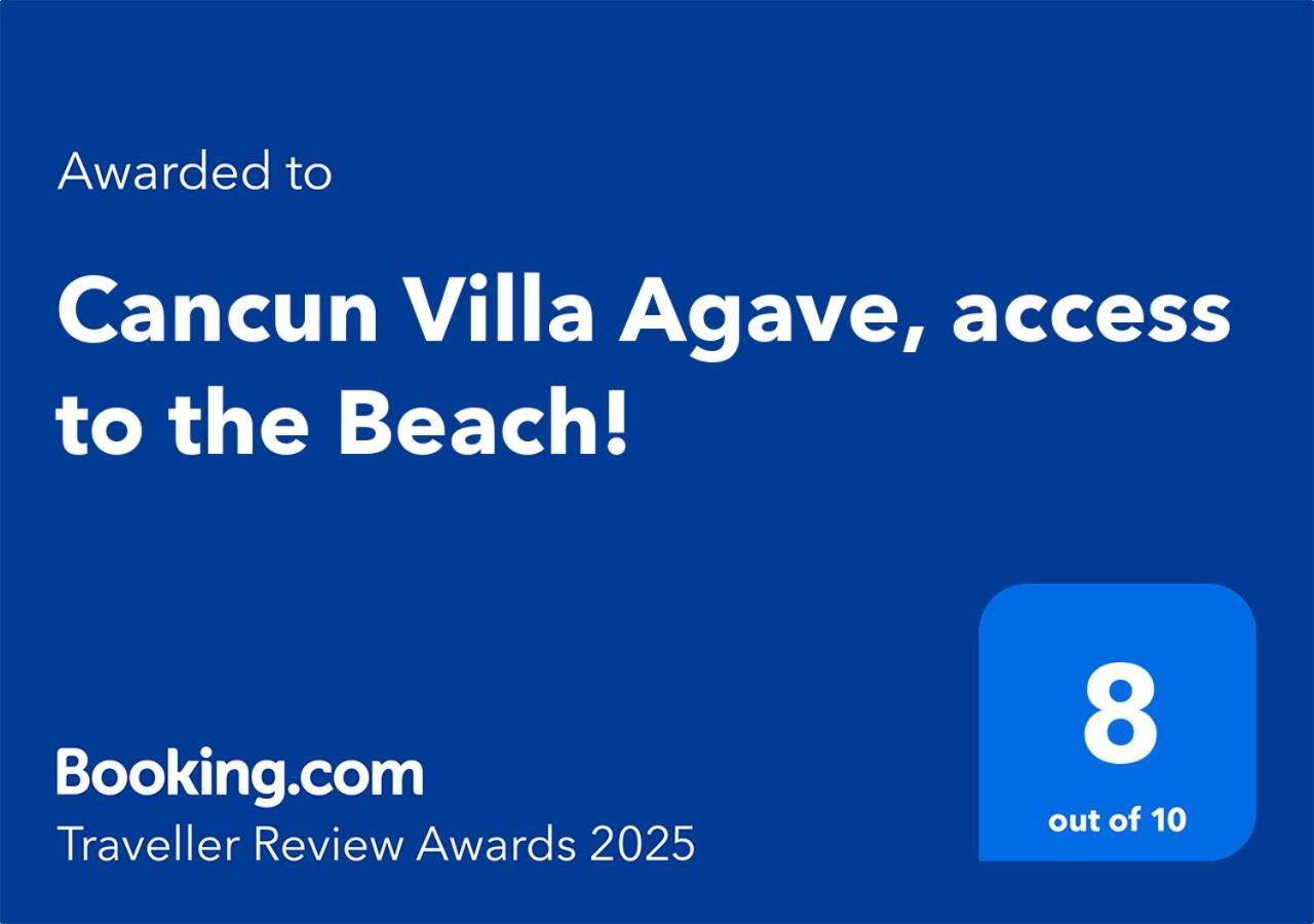 Cancun Villa Agave, Access To The Beach! ภายนอก รูปภาพ